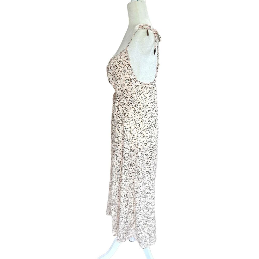 Sanctuary Swim Coverup Dress Womens Large‎ White Brown Strappy 100% Cotton NWT - Picture 9 of 13